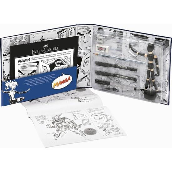 Faber Castell Kit Apprentissage Pour Dessin Manga