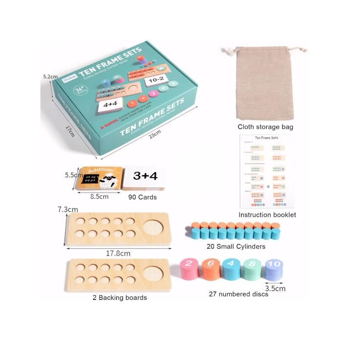 Lot De 9 Toupies Mathématiques Interactives – Apprentissage Multiplication & Division – Jeu Éducatif Enfants 6-10 Ans