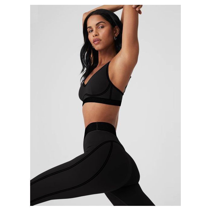 Legging Sport Femme Noir - Taille Haute, Opaque, Élastique - Yoga, Running, Danse