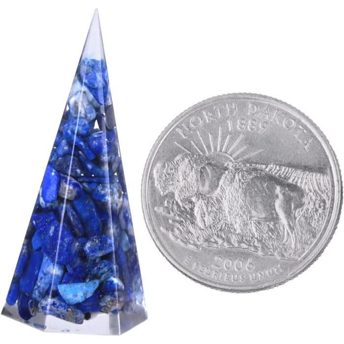 Collier Doré Femme Avec Pendentif En Pierre Cristal Multicolore - Ref