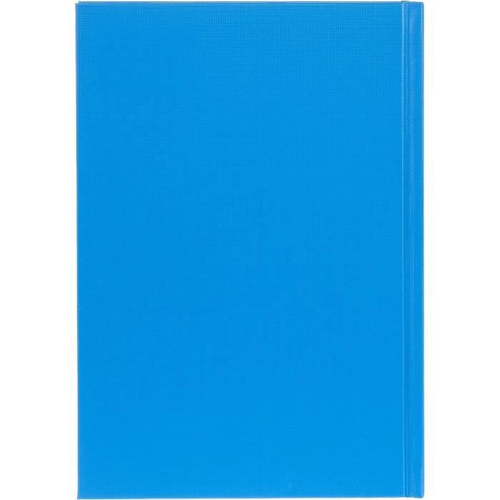 2024: Agenda Quotidien 12 Mois 2024 Pointillé A4, 2 Pages par Jour Bullet  Journal, Format Large 21x29,7 cm, bleu