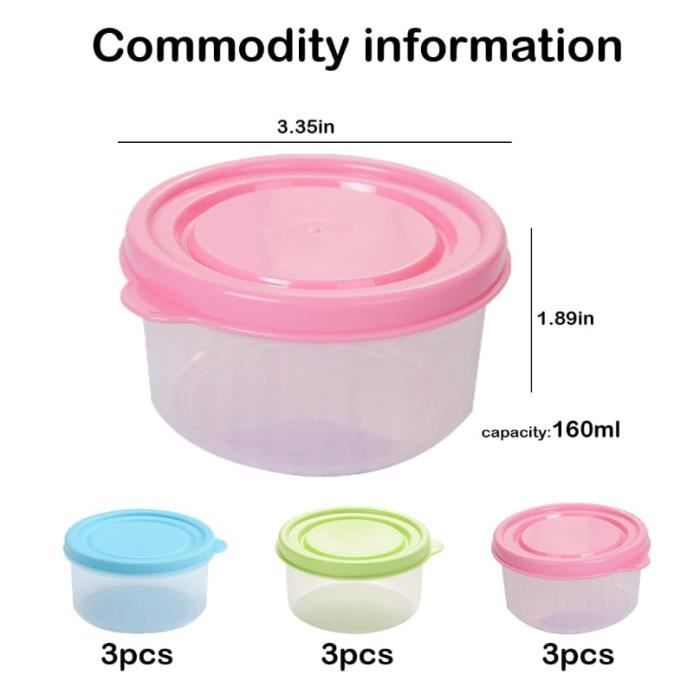 Lot De 24 Petites Boîtes De Conservation 250 Ml Avec Couvercles à Visser - Transparentes, Empilables - Pour Aliments, Collations, Rangement