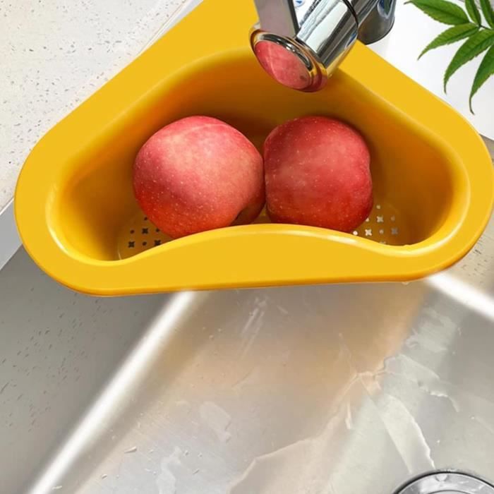 Porte Évier Triangle,Évier Égouttoir Panier Crépine,Évier Égouttoir