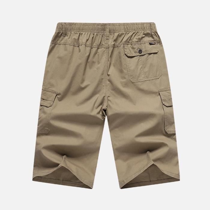 Pantacourt homme top taille elastique