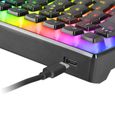 Mars Gaming MKULTRA - Clavier mécanique compact noir RGB 96% - Switch Outemu SQ Brown - Portugais + US-2