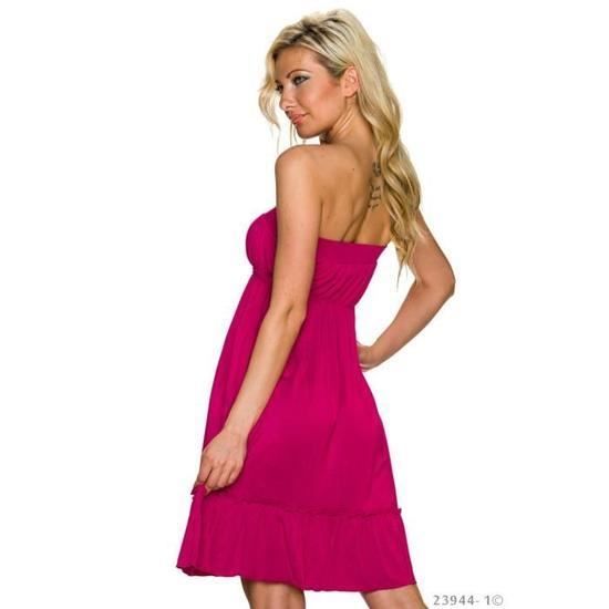 Robe best sale bustier plage