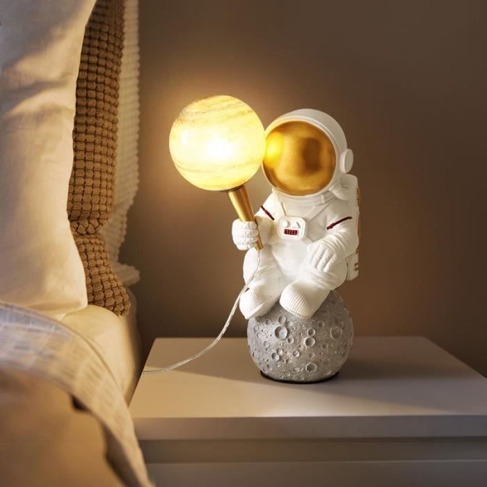 Lampe de Bureau LED, Lampe de Bureau Astronaute 10W, Lampe Décorative, 3  Couleurs Réglable - Cdiscount Maison