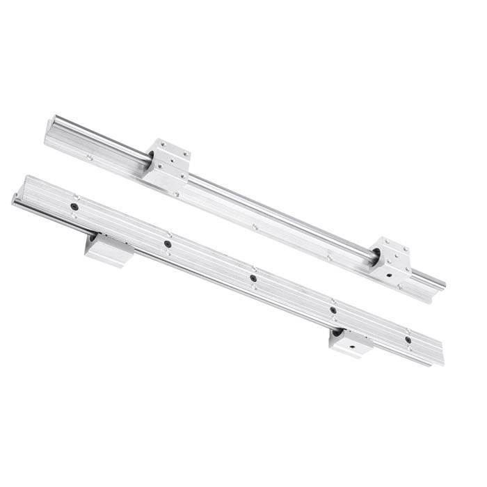 Rail Linéaire Arbre Acier 500mm Diamètre 8mm - Axe Optique Cylindre Pour Imprimante 3D CNC (EsportsMJJ)