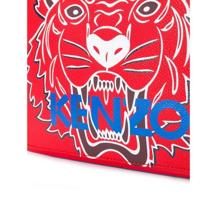 KENZO FEMME F862PM611F0221 ROUGE PVC POCHETTE Cdiscount Bagagerie Maroquinerie