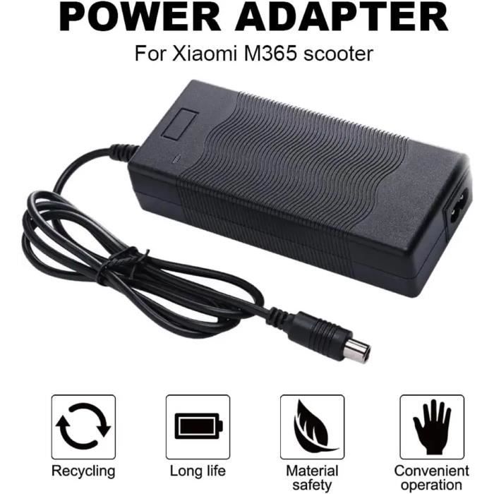 Chargeur 2A Pour Trottinette Xiaomi Mijia M365 - 36V - Accessoire électrique