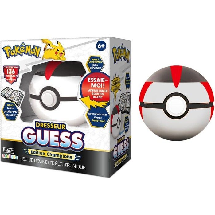 Bandai Pokémon Dresseur Quiz : Le Jeu électronique Interactif Qui Parle Français, Parfait Pour 1 à 4 Joueurs Dès 6 Ans – 1000 Questions Pour Tester Tes Connaissances – ZZ20110