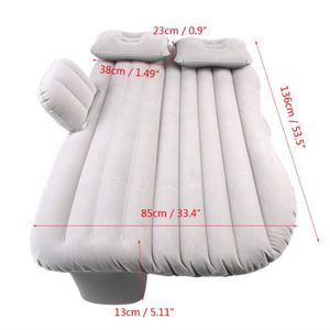 Matelas gonflable pour coffre et siège arrière de voiture