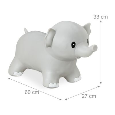 relaxdays Chien sauteur en marron Animaux sauteurs