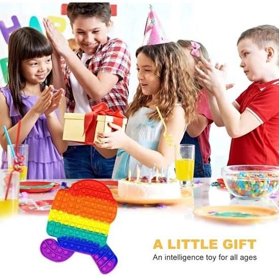 Poppit XXL Jouet Objet Satisfaisant Multicolore pour Enfant Adulte TDAH  Autisme(Chat 30*25cm) - Cdiscount Jeux - Jouets