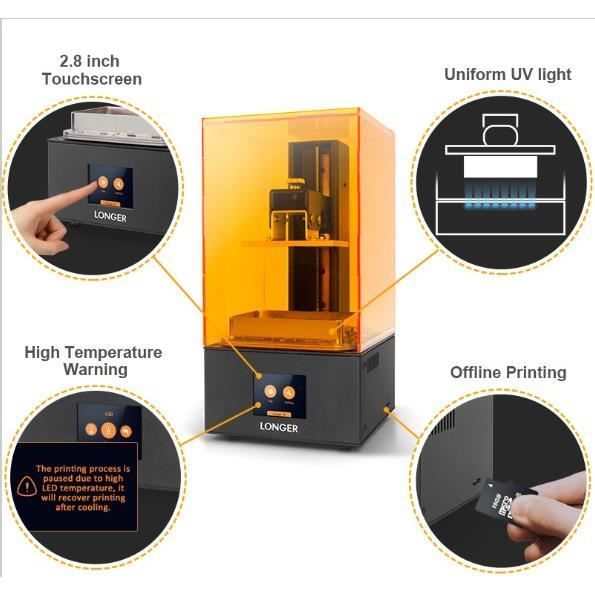 Longer3D Orange 10 : caractéristiques, test et prix imprimante 3D