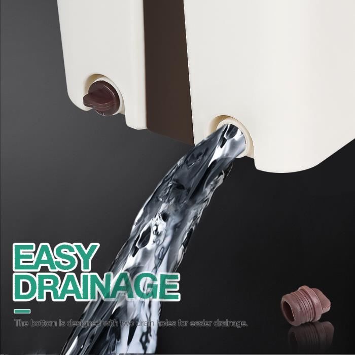 EASY CLEAN MOP - BALAI À TÊTE PIVOTANTE 360° - SEAU À DOUBLE ...