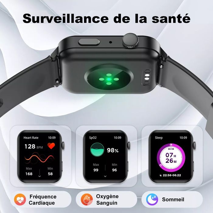 10€ sur SmartWatch Sport Montre Connectée Homme Femme Blackview R3PRO  Intelligente Etanche GPS Fréquence Cardiaque Fitness Tracker pour iOS  Android Rose - Montre connectée - Achat & prix