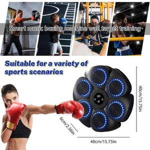 Machine De Boxe Musicale HotHands – Bluetooth, 9 Modes, écran Tactile, Murale, Pour Adultes Enfants, Avec Gants