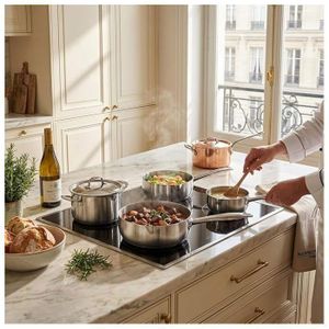 Riess Casserole avec bec verseur 14cm 0,75 litre émail Country Fruit Garden