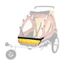 remorque velo kiddy van 101