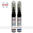 MSRP FRANCE - Kit stylos retouche peinture voiture pour AUDI LX5X & Sphaerenblau - Atténuer rayures ou éclats de peinture-0