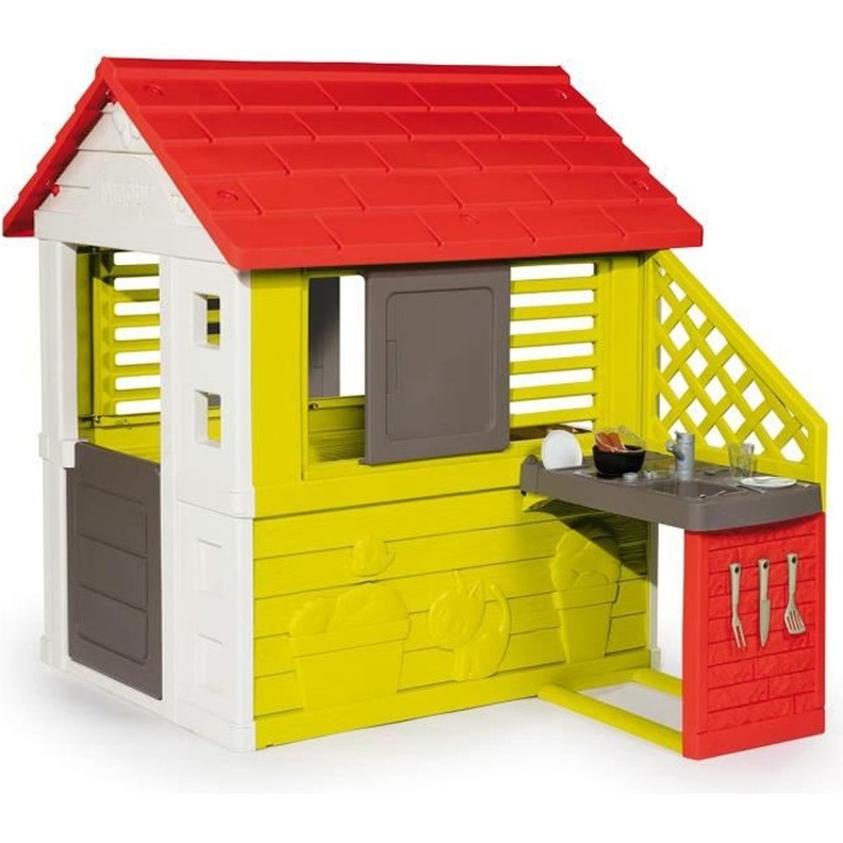 Smoby 810713 Maisonnette 810713 Maison De Jeux Posee Au Sol Garcon Fille 2 Annee S Multicolore 1 Portes S Achat Vente Maisonnette Exterieure Cdiscount
