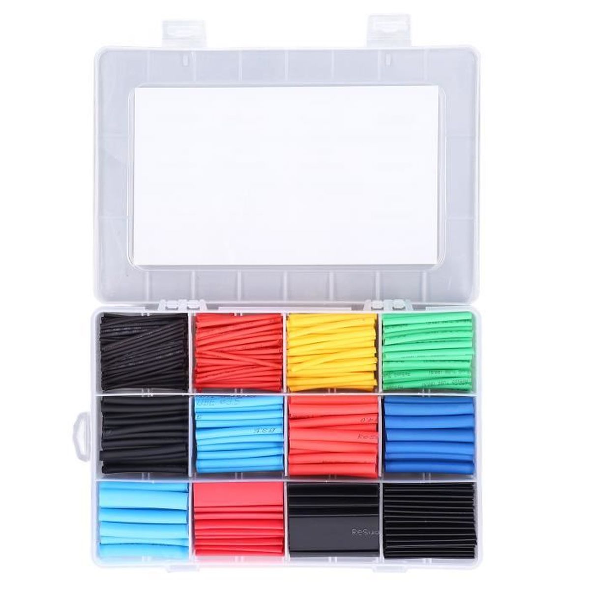 164 Gaines Thermorétractables Colorées – Pour Isolation Et Réparation De Câbles – étanches Et Résistantes