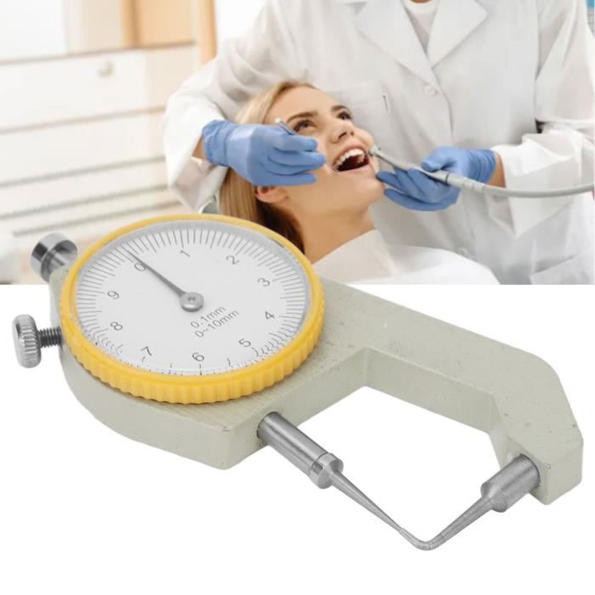 Jauge Dentaire MJW Iwanson - Pied à Coulisse Acier Inoxydable 10mm, Autoclave, Pour Soins Buccaux