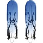 CYCLINGCOLORS 2x 12V 1.2W T5 BLEU W2X4.6D AMPOULE WEDGE TRANSPARENT COMPTEUR TABLEAU DE BORD AUTO MOTO SCOOTER
