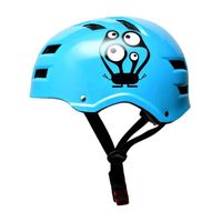 Casque de skate et de vélo - Skullcap by Capital Sports - coque intérieure absorbant les chocs - Taille M - Monster blue