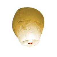 Lanterne volante blanche X 5