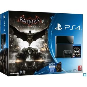 CONSOLE PS4 Console PlayStation 4 Noire - Pack Batman Arkham K