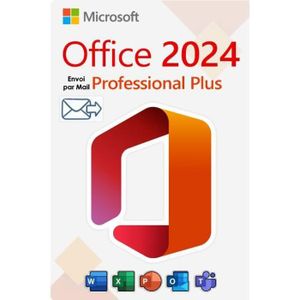 BUREAUTIQUE À TÉLÉCHARGER Pack Microsoft Office 2024 Pro Plus - Envoi Rapide
