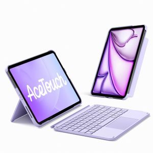 Doohoeek Etui avec Clavier pour iPad Air 11 2025(M3)/2024(M2), iPad Air