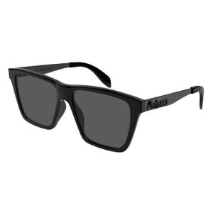 LUNETTES DE SOLEIL Alexander McQueen AM0352S 57/16/145 Black/Grey acétate homme AM0352S