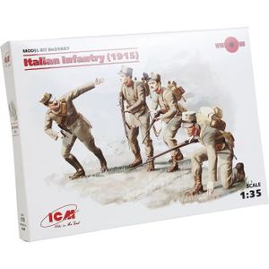 KIT MODÉLISME Kits De Modélisme Figurines - 35687–1/35 Wwi Italienne D infanterie 4 - Blanc