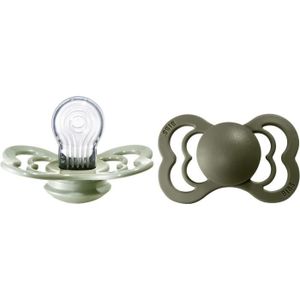 TÉTINE Sucette - BIBS - Tétine Supreme - Silicone - Vert 