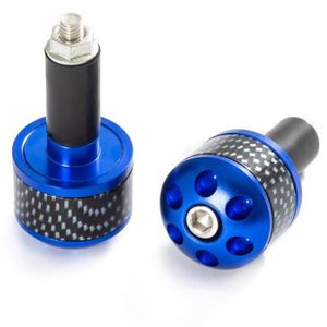 EMBOUTS DE GUIDON Adaptateurs Embouts Guidon Equilibrage Universels Moto Scooter 13mm Blue