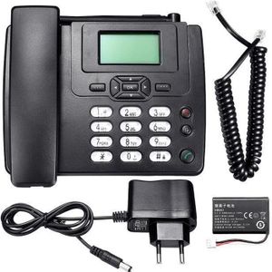 Téléphone fixe Téléphone sans Fil de Bureau GSM - TEMPSA - Téléph