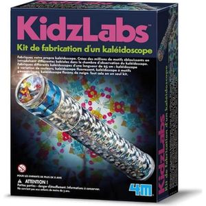 EXPÉRIENCE SCIENTIFIQUE Kit de fabrication d'un kaléidoscope - 4M - Colori