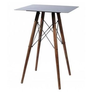 Table Haute De Bar Design En Fer Et Bois Kleen Achat