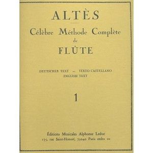 MÉTHODE Célèbre Méthode complète de Flûte Altes Vol. 1 …