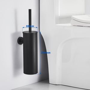 Brosse Toilette Design Etroite Noire BT1084 Simplehuman 