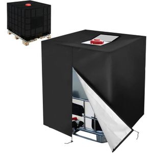 COLLECTEUR EAU - CUVE  Bâche Cuve 1000L Anti UV 420D IBC Housse Container