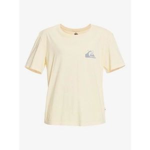 T-SHIRT QUIKSILVER - T-shirt manches courtes - jaune pâle - S - Jaune - Tee-shirts
