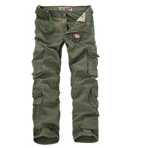 PANTALON Pantalon Cargo Hommes Multi-poches Larges Grande t