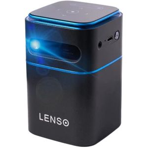 Vidéoprojecteur Lenso See, Mini vidéoprojecteur Portable,120 ANSI lumens, Pico projecteur Full HD, Compatible Android, Projecteur Tactile, USB-c,