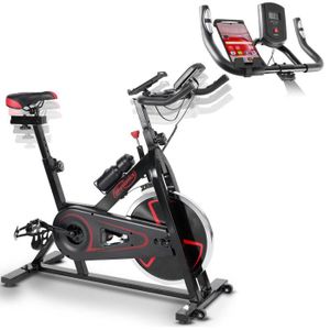 VÉLO D'APPARTEMENT Vélo d'Appartement Physionics® - Écran, Ergomètre, Pulsomètre, Selle Réglable - Fitness, d'Intérieur, Cardio