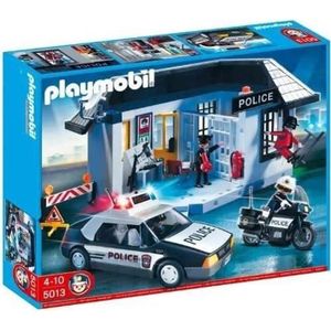 Playmobil 9383 - playmobil 1.2.3 - hélicoptere de police - La Poste