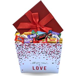 Cadeau chocolat Noël original personnalisé box Kinder+Guimauves maison